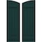 Ekena Millwork Americraft 5-Board (2 Batten) Wood Joined Board-n-Batten Shutters w/Ellipt Top, ARW101BE518X54FGH, PR ARW101BE518X54FGH - alternate 1